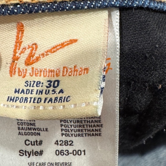 Citizens of Humanity Kelly #063 Low Waist Cropped Denim Blue Jeans Size 30 - Picture 11 of 15